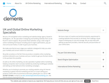 Tablet Screenshot of clementsmarketing.com